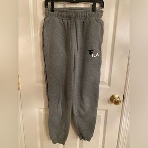 Grey Fila sweatpants